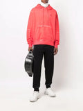 Helmut Lang embroidered-logo hoodie