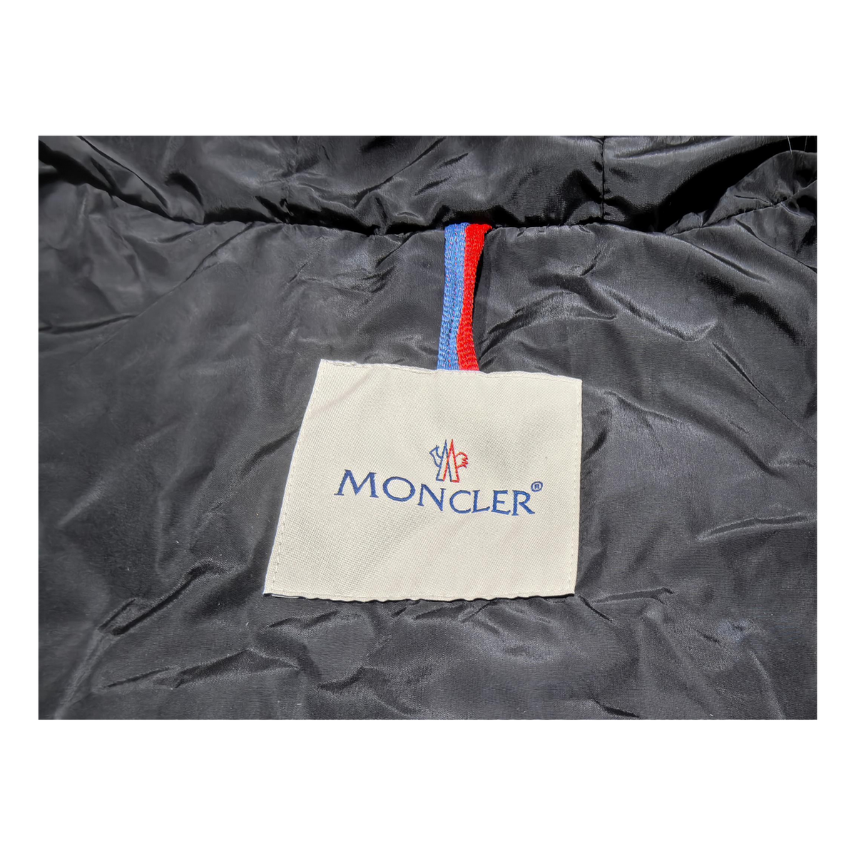 Moncler Belted Fur-Trim Hooded Down Jacket - Black