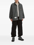 izzue logo-print zip-up jacket