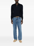 Gran Sasso quarter-zip polo sweater