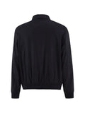 BOSS slim-fit zip-up jacket in virgin wool flannel