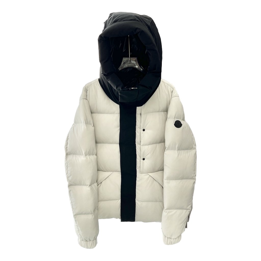 Moncler Colour-Block Hooded Down Puffer Jacket