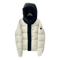 Moncler Colour-Block Hooded Down Puffer Jacket