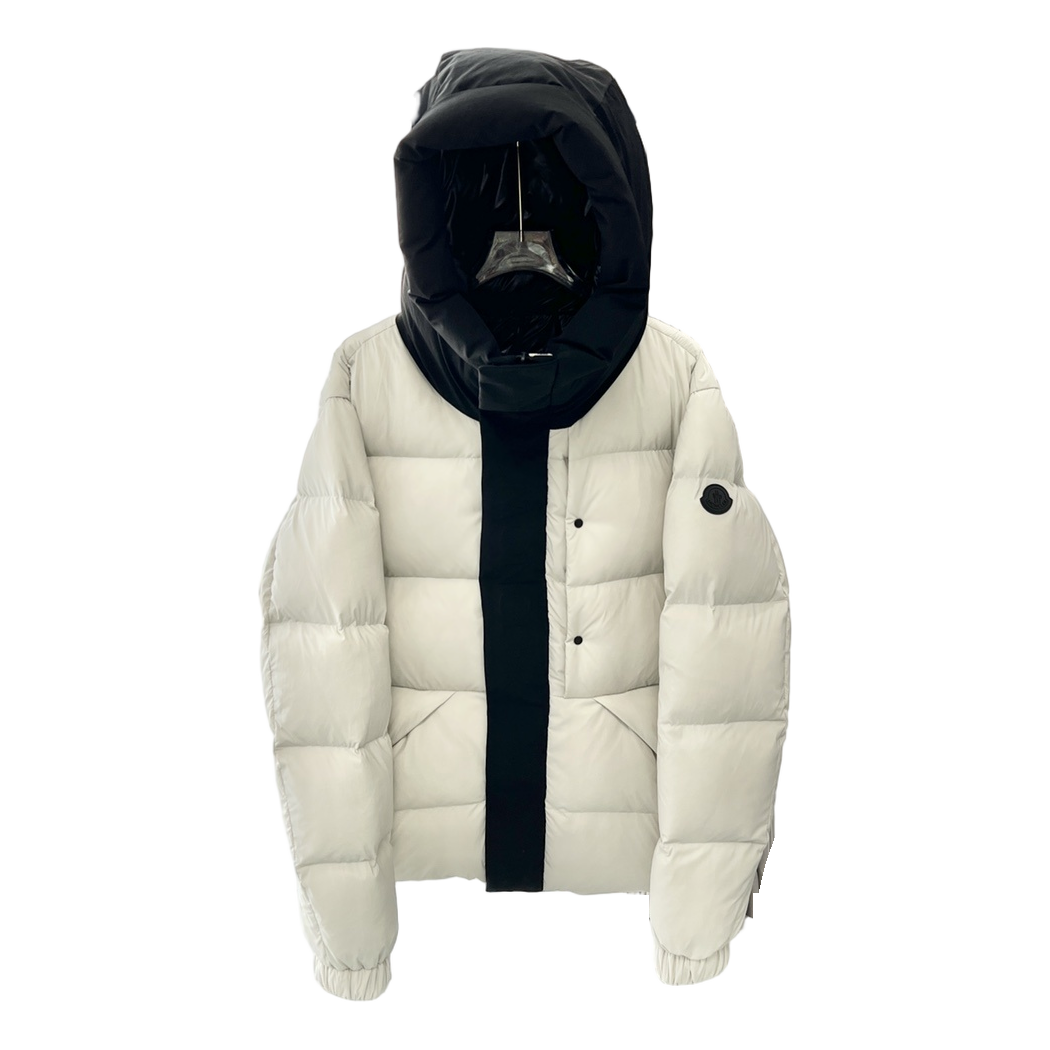 Moncler Colour-Block Hooded Down Puffer Jacket