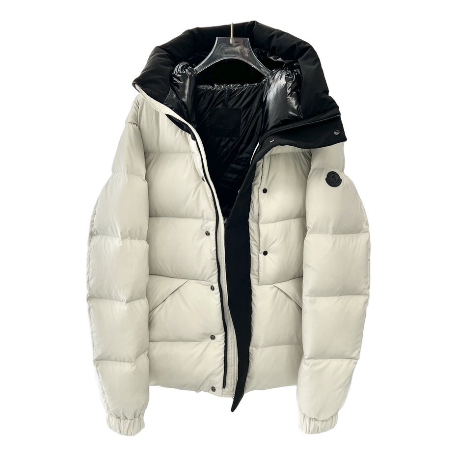 Moncler Colour-Block Hooded Down Puffer Jacket