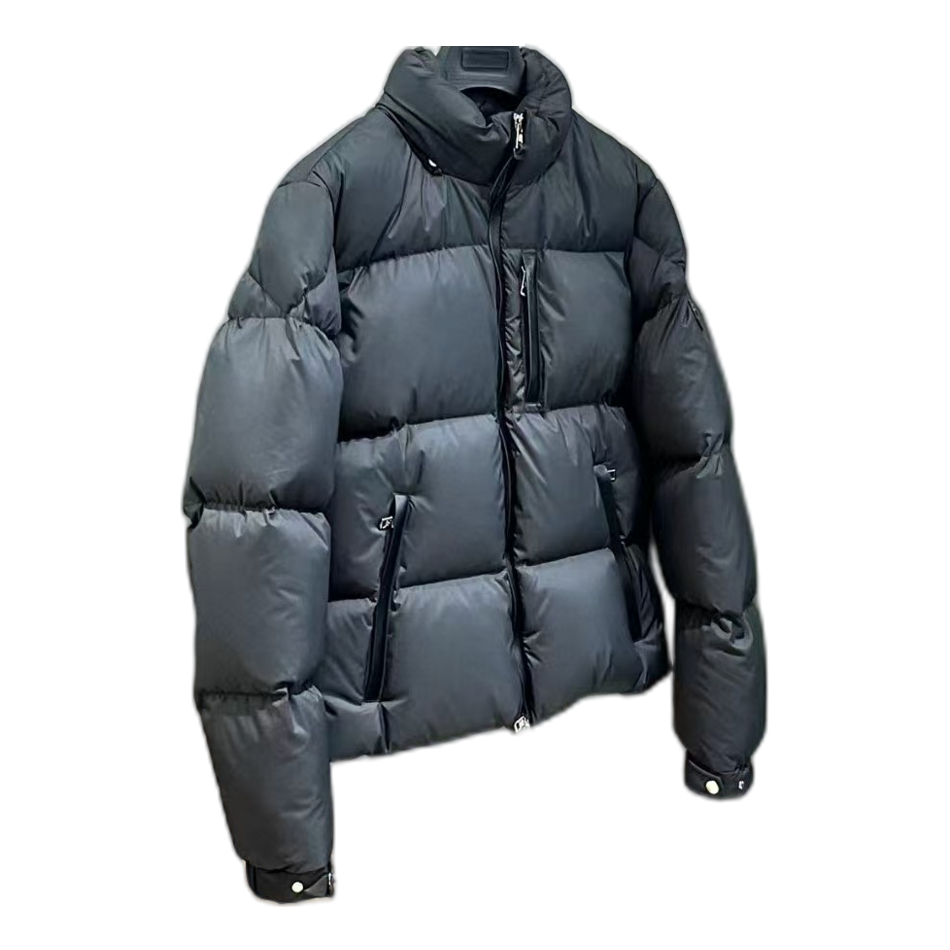 Moncler Stand-Collar Down Puffer Jacket - Black