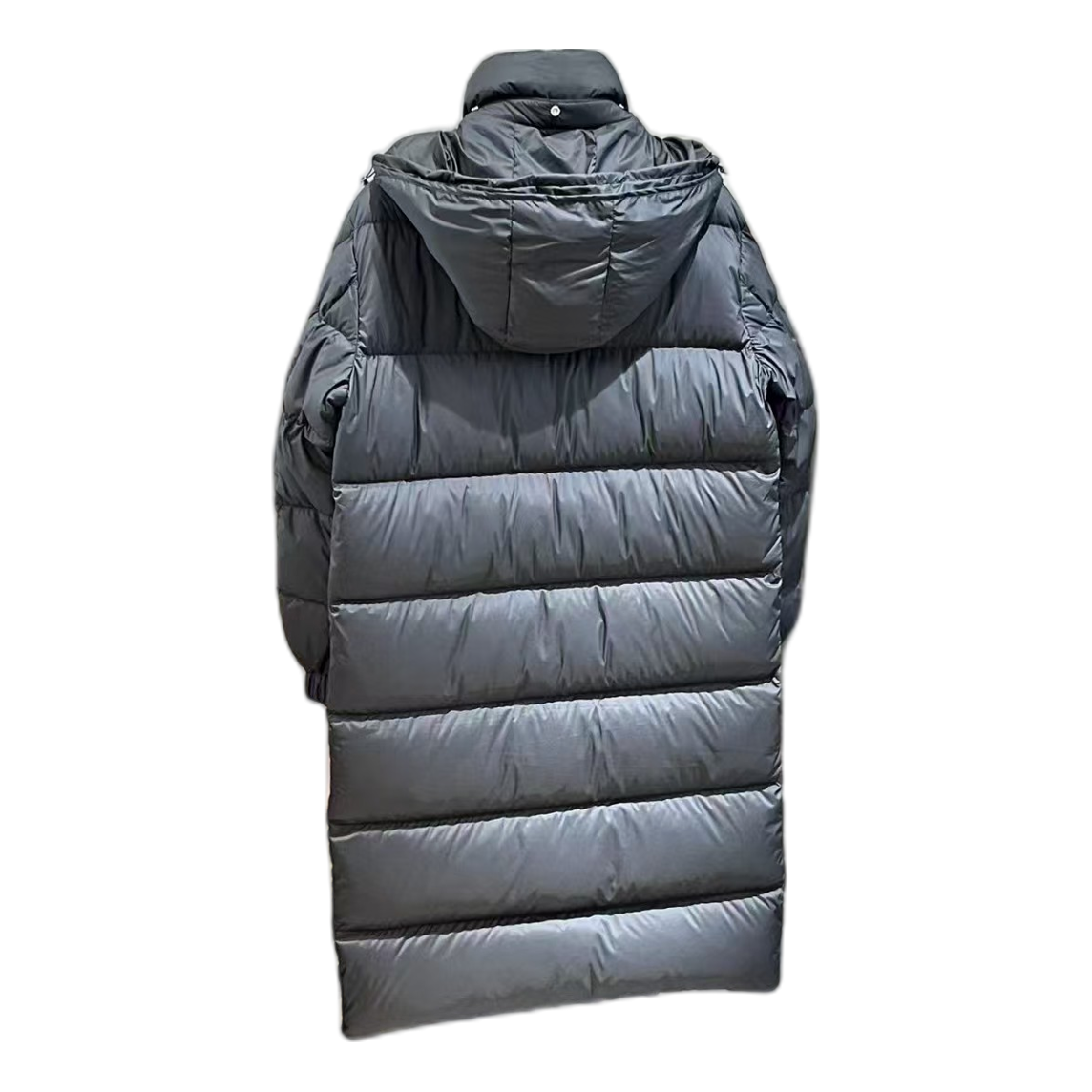 Moncler Hanoverian Hooded Long Down Puffer Coat - Black