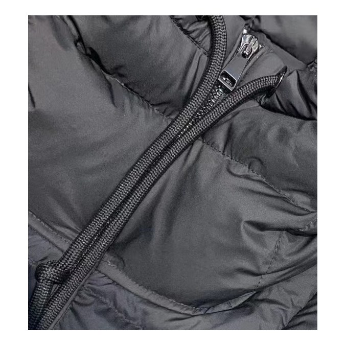 Moncler Faucon Hooded Long Down Coat - Black