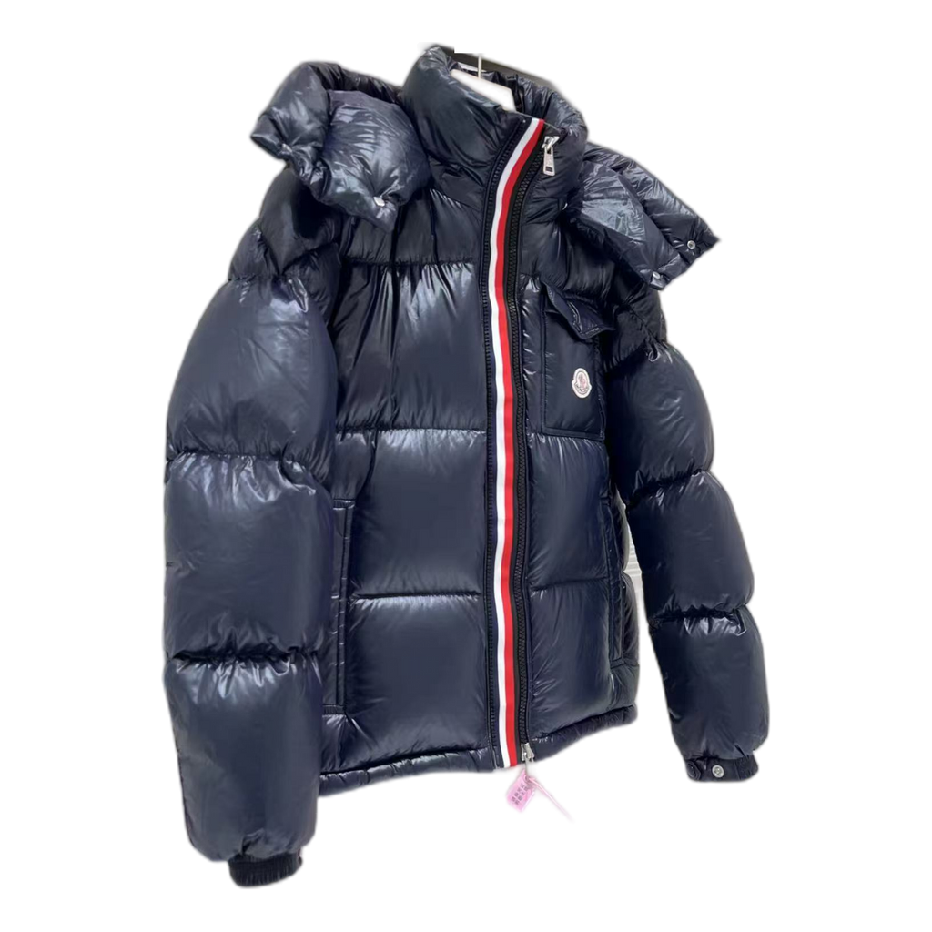 Moncler Montbeliard Hooded Down Puffer Jacket - Navy