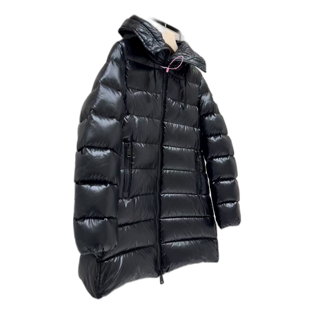 Moncler Suyen Hooded Down Puffer Coat - Black