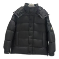 Moncler Matte Snap-Front Hooded Down Puffer Jacket