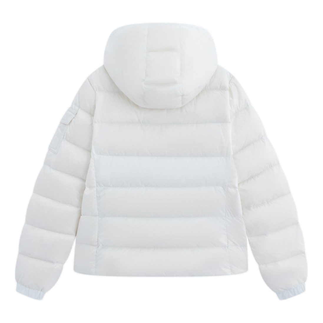 Moncler Gles Fitted Hooded Down Puffer Jacket