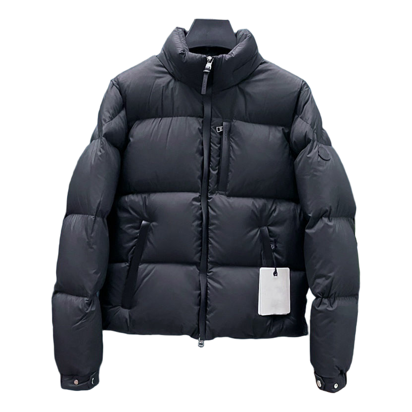 Moncler Tonal-Patch Wide-Quilt Hooded Down Puffer Jacket