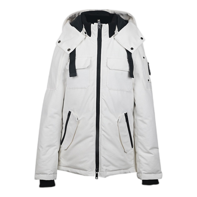 Moose Knuckles Contrast-Pocket Hooded Down Parka