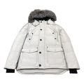 Moose Knuckles Four-Pocket Fur-Trim Hooded Down Puffer Jacket