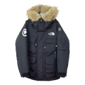 The North Face Four-Pocket Faux Fur-Trim Hooded Parka - Graphite