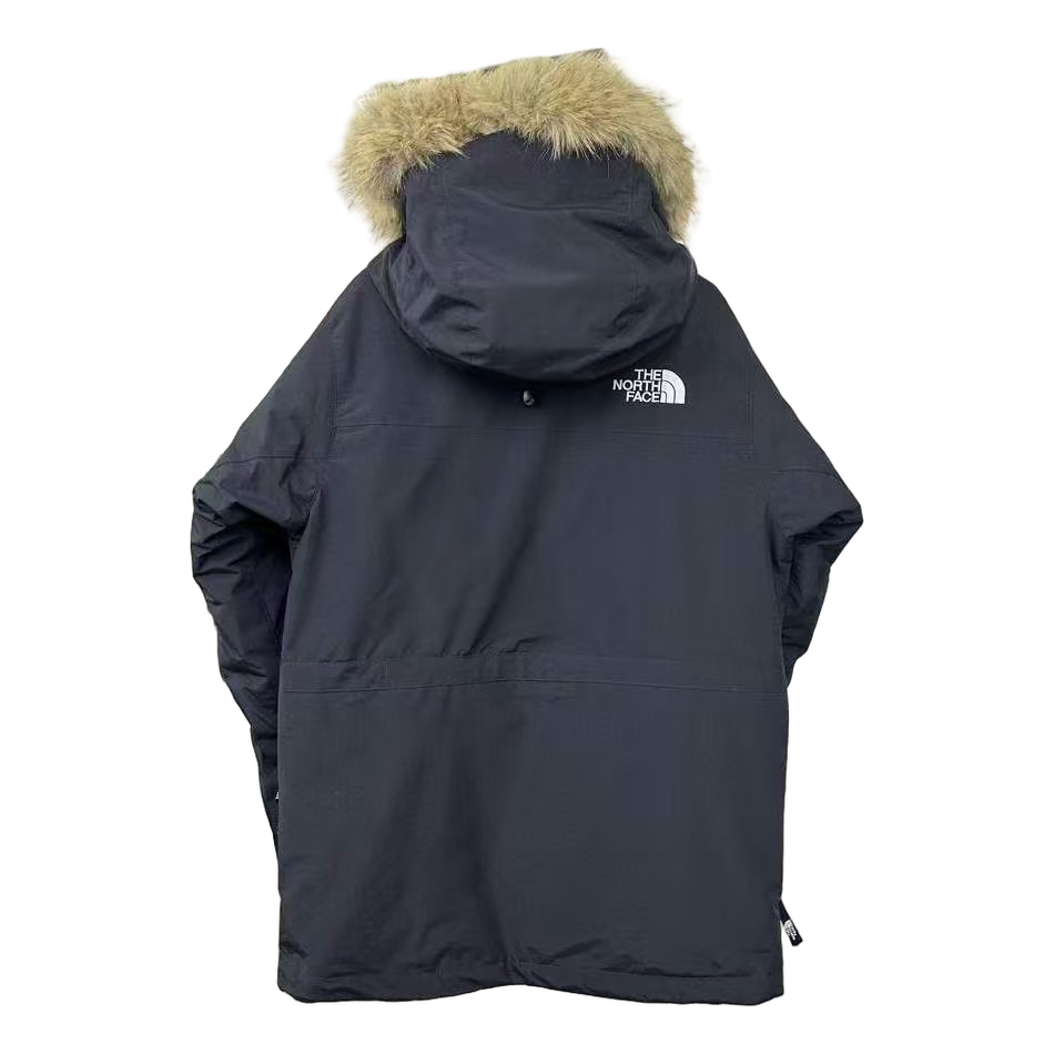 The North Face Four-Pocket Faux Fur-Trim Hooded Parka - Graphite