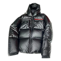 Prada Linea Rossa Hooded Puffer Jacket - Black